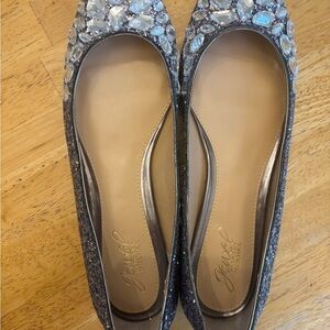 Badgley Mischka “The Jewel” Sz 8 Flats